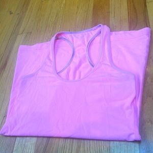 Lululemon pink racerback tank size 4